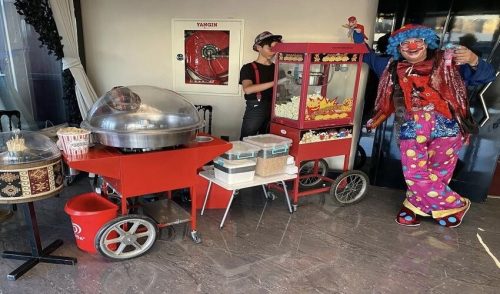 Doğum Günü Pamuk Şeker Arabası