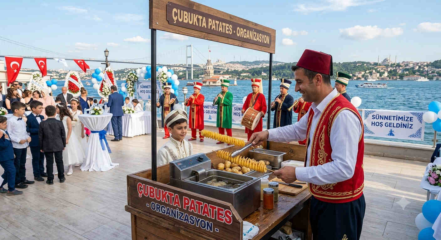 Sünnet Organizasyonu Çubukta Patates
