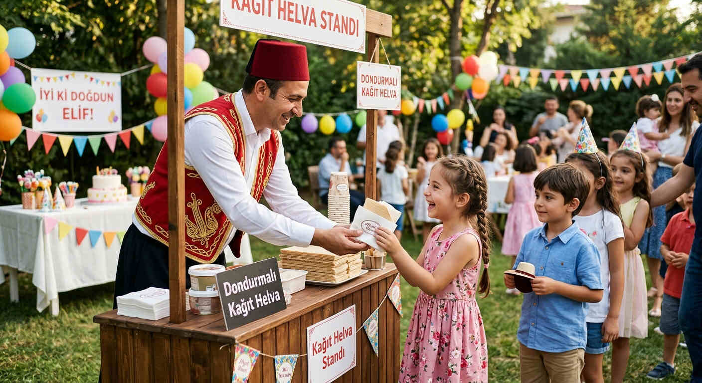 Doğum Günü Kağıt Helvacı Kiralama